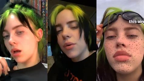 Billie Eilish accidentally flashes camera in viral TikTok